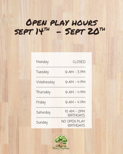 2nd Week of September 2026 Schedule of Activities