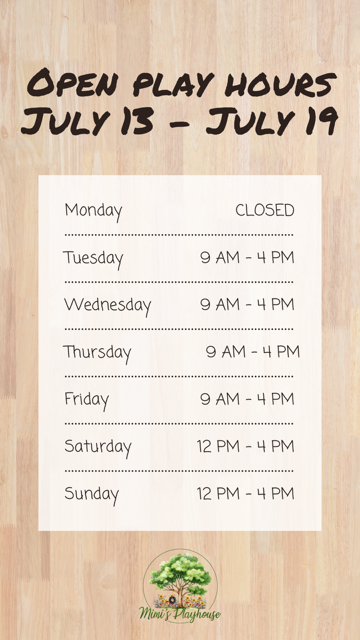 July 15 - July 19 Activities